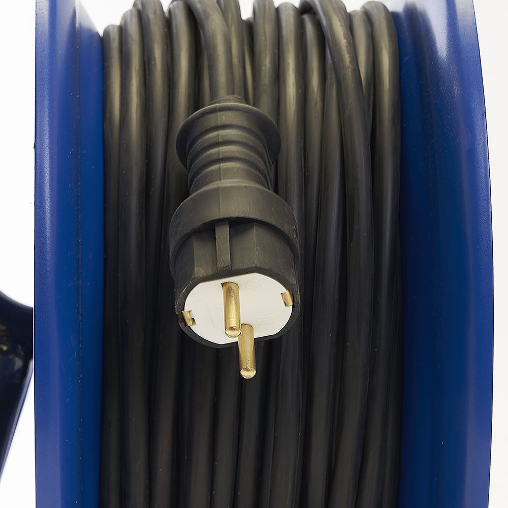 Удлинитель на металлической катушке 4-местный Stekker PRF02-41-30 30м 39296