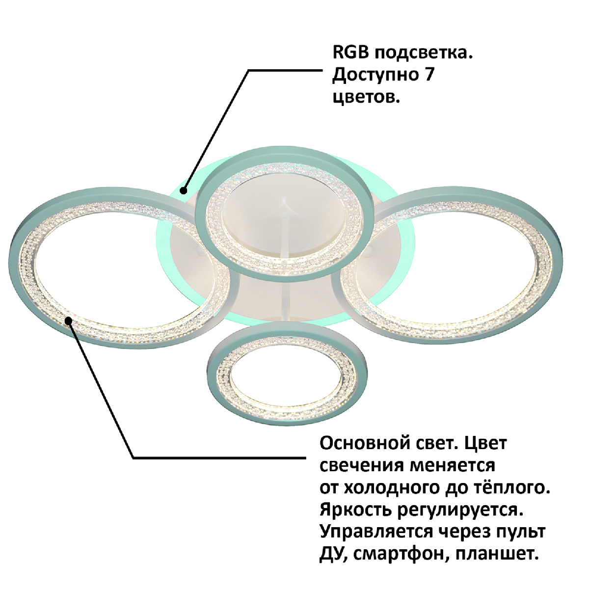 Потолочная люстра Natali Kovaltseva INNOVATION STYLE 83046