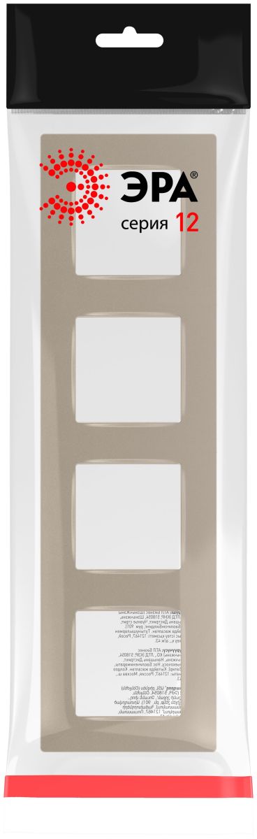 Рамка на 4 поста Эра Классик 12-5204-04 Б0067713