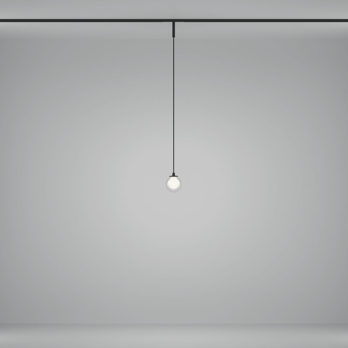 Трековый магнитный светильник Maytoni Bubble TR181PL-1-4WTW-B