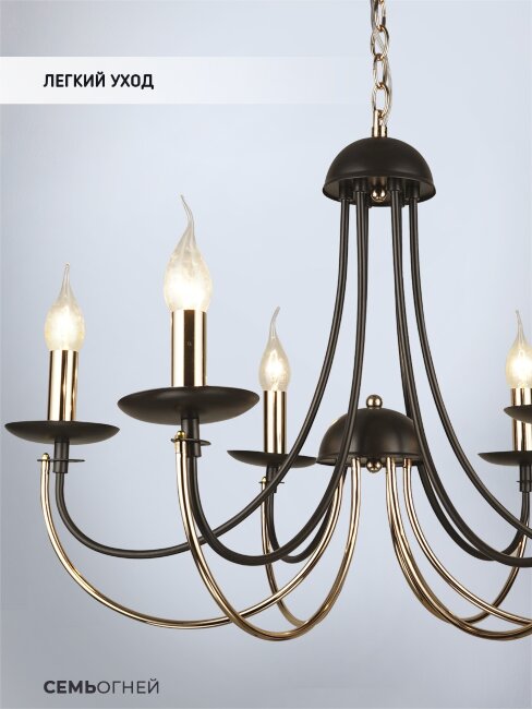 Подвесная люстра Wedo Light Kali WD3540/6H-CF-FGD-CL