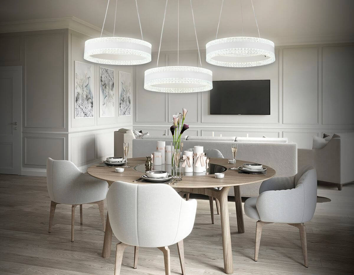 Подвесная люстра Ambrella Light Acrylica FA6206