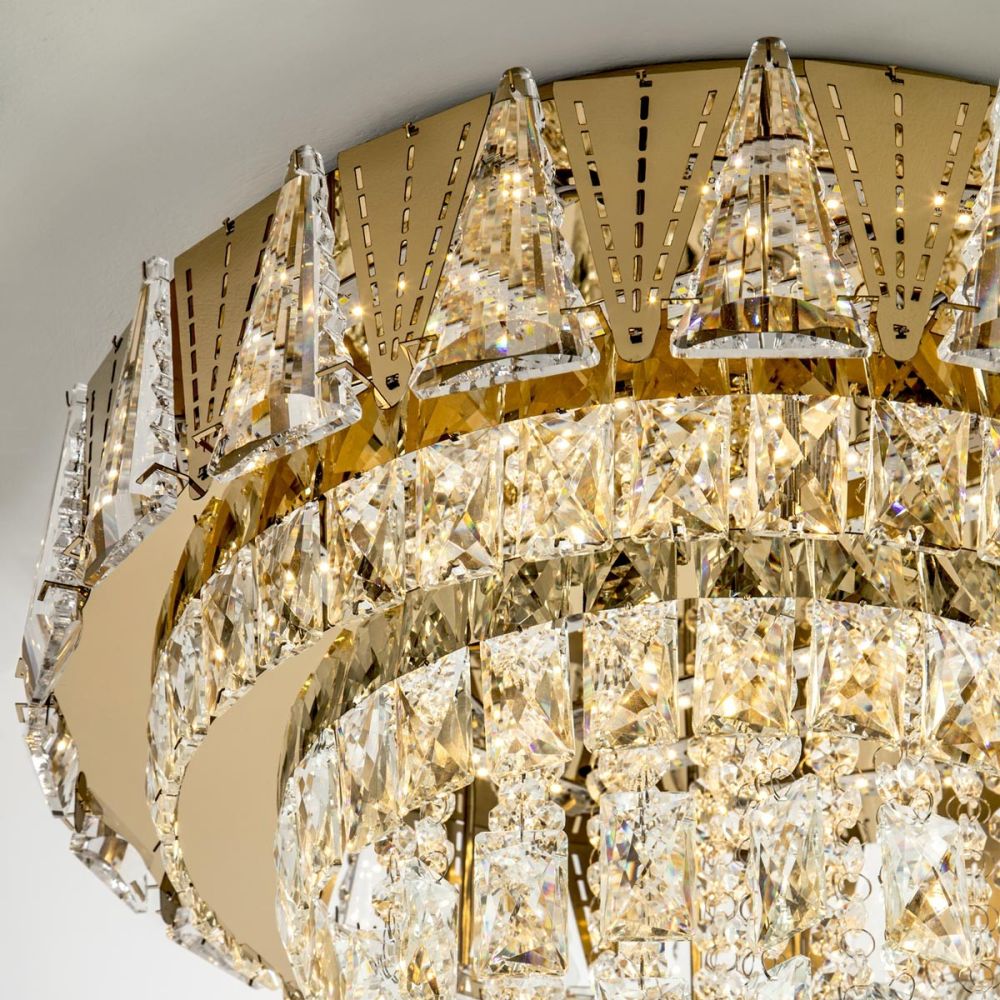 Потолочная люстра LED4U L9437-500 GD с УД