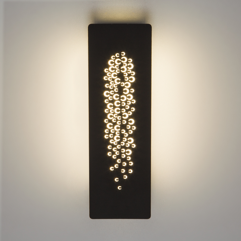 Настенный светодиодный светильник Eurosvet Grape 40149/1 LED черный