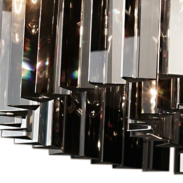 Подвесная люстра Delight Collection 1920s Odeon 9513C/600R black/smoky