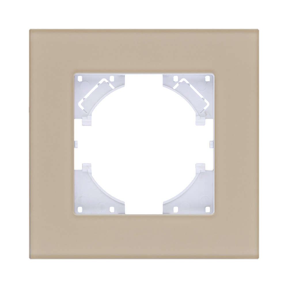 Рамка 1-постовая, стекло золотой Kollinger Reflex MG RM1GD