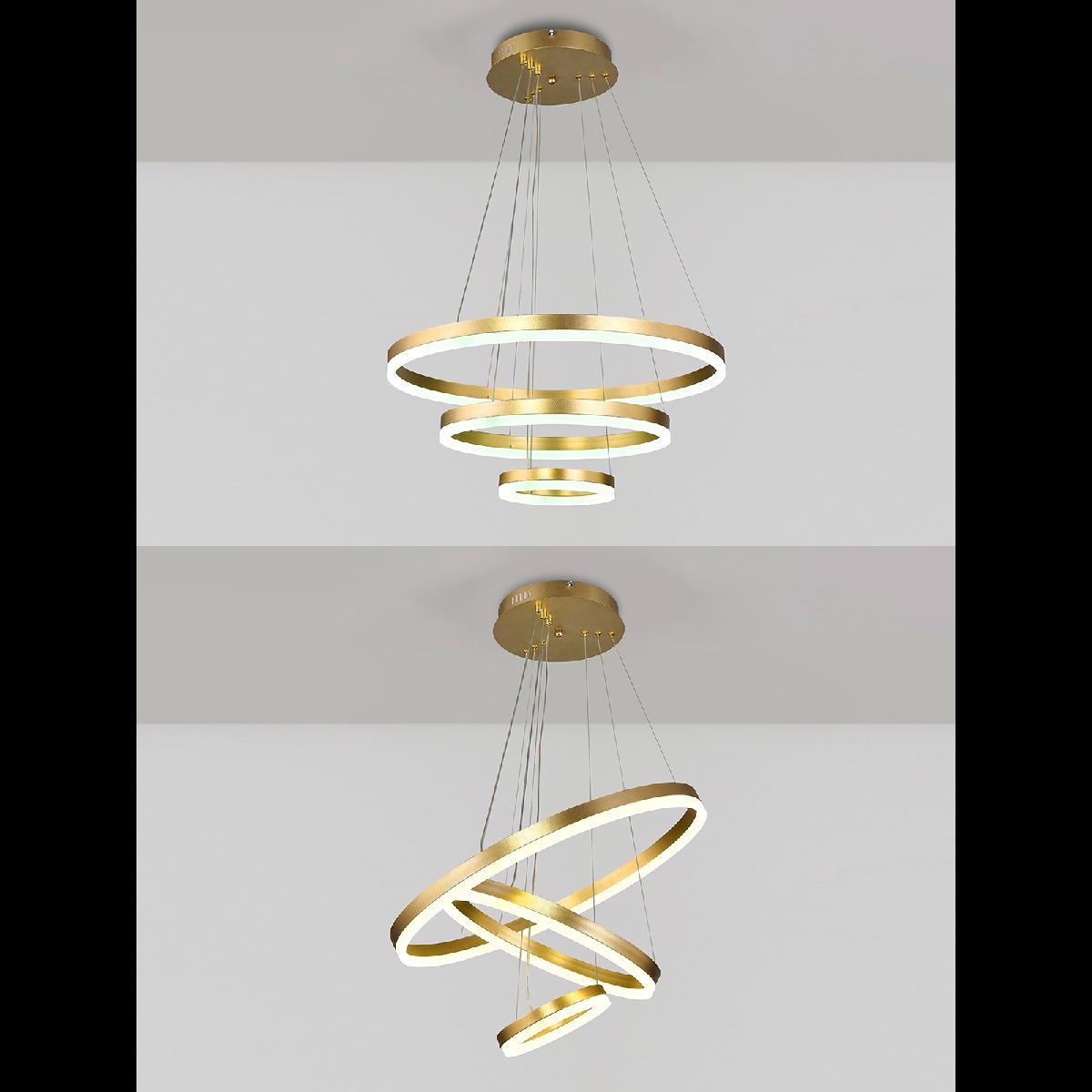 Подвесная люстра Natali Kovaltseva Oreol LED LAMPS 81279