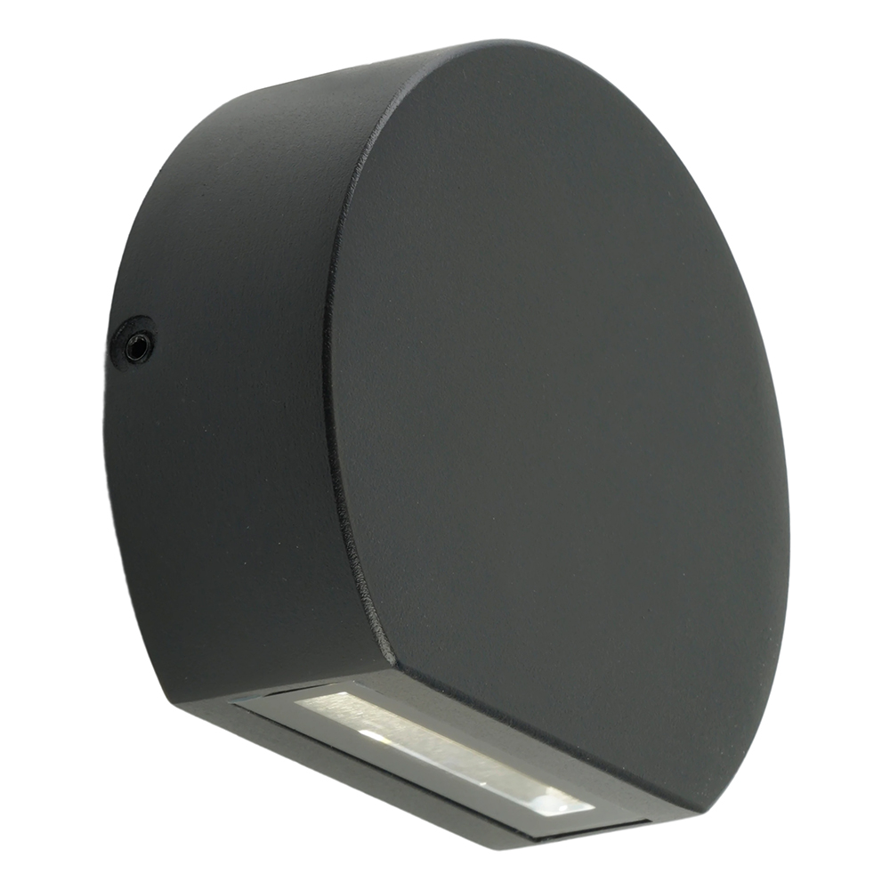 Уличный настенный светильник Feron Дели DH500, 6W, 55Lm, 3000/4000/6400К, черный 51828