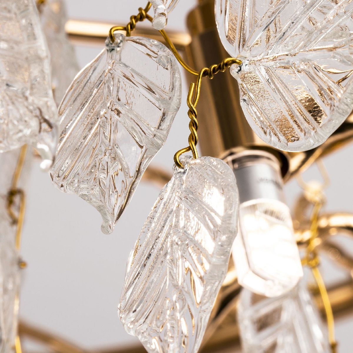 Подвесная люстра флористика Modestyle MS.2109.1200 GD