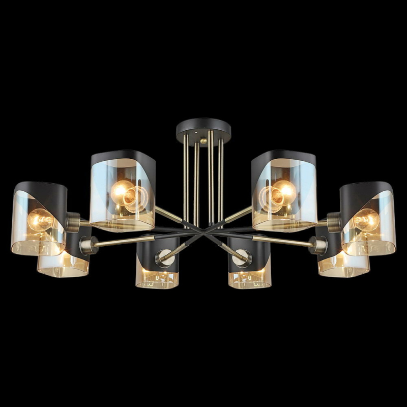 Люстра на штанге Reluce 05013-0.3-08 AB+BK