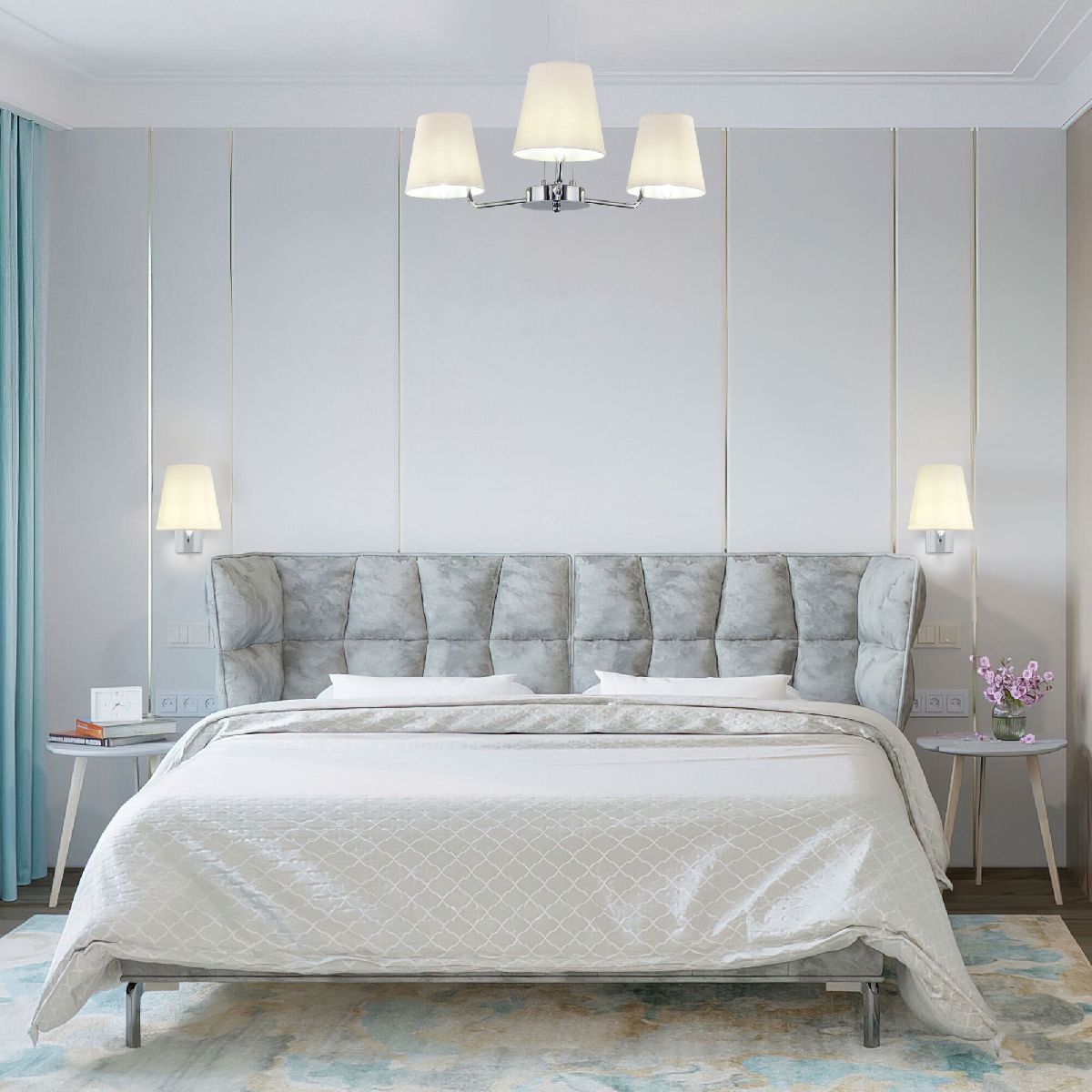 Подвесная люстра Eurosvet Amaretto 60155/3 хром a065001