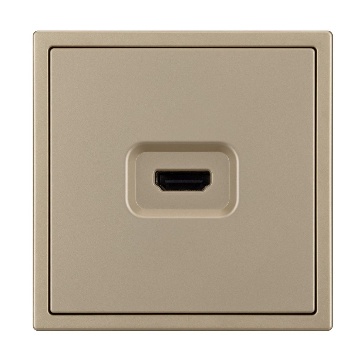 Механизм HDMI розетки Arlight SCT-NOBE-MHD1-SFPL-GD (Золотой песок) 061843