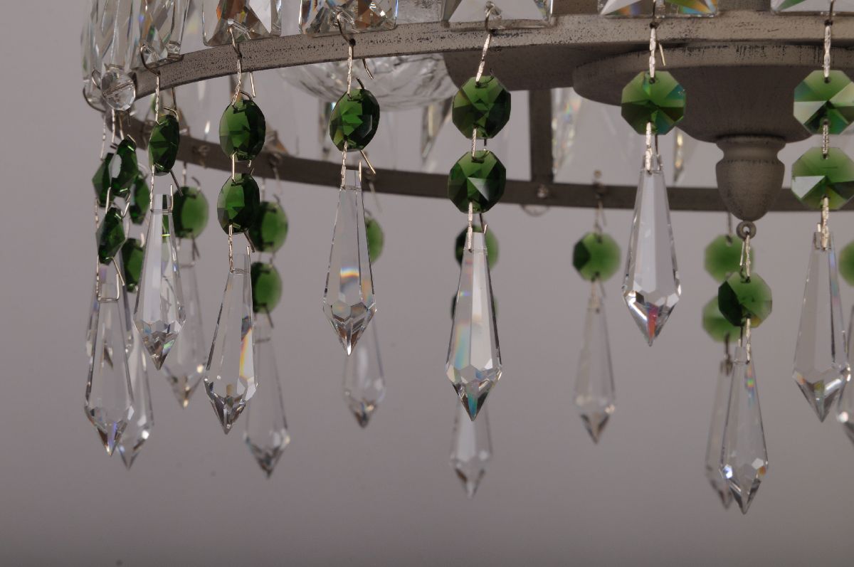 Подвесная люстра Abrasax L.7392-5GR (GREEN)