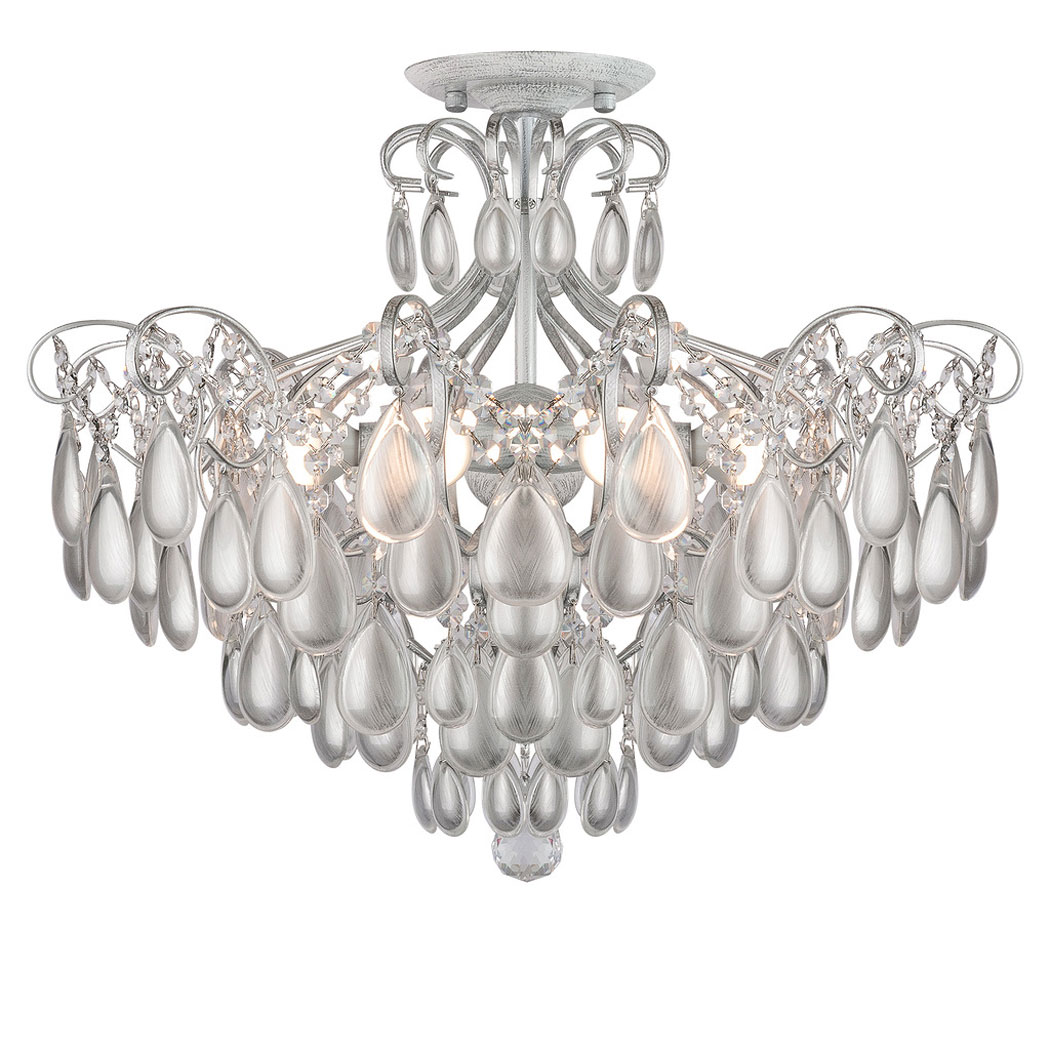 Потолочная люстра AM Group MONICA PL4 SILVER