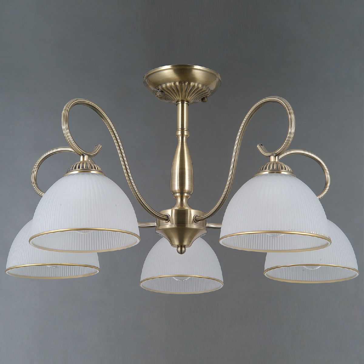 Люстра на штанге Illumico IL0621-5CSQ-24 AB CAPELLA