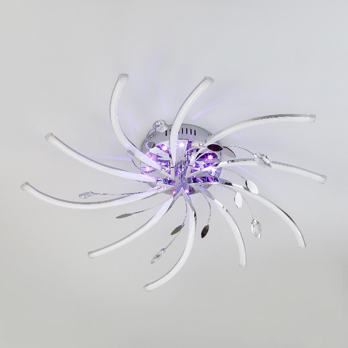 Потолочный светильник Eurosvet Windmill 90125/10 хром