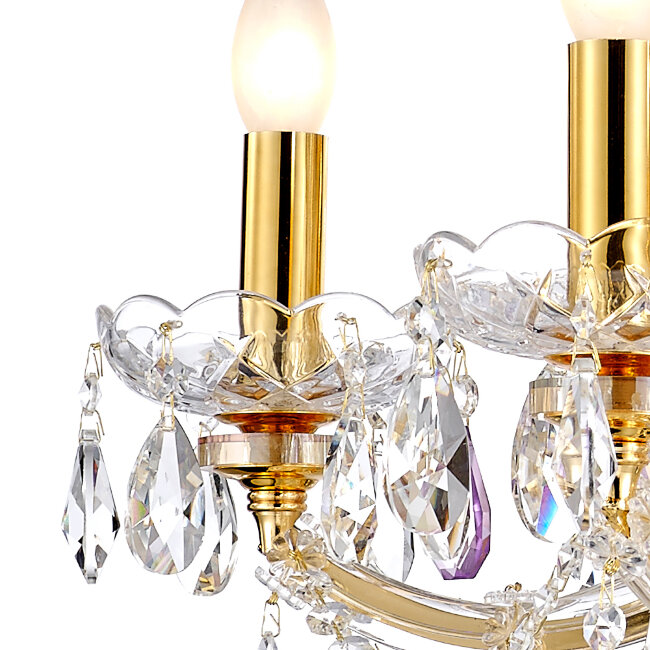 Подвесная люстра Lumien Hall Violet LH0010/6P-SGD-PP