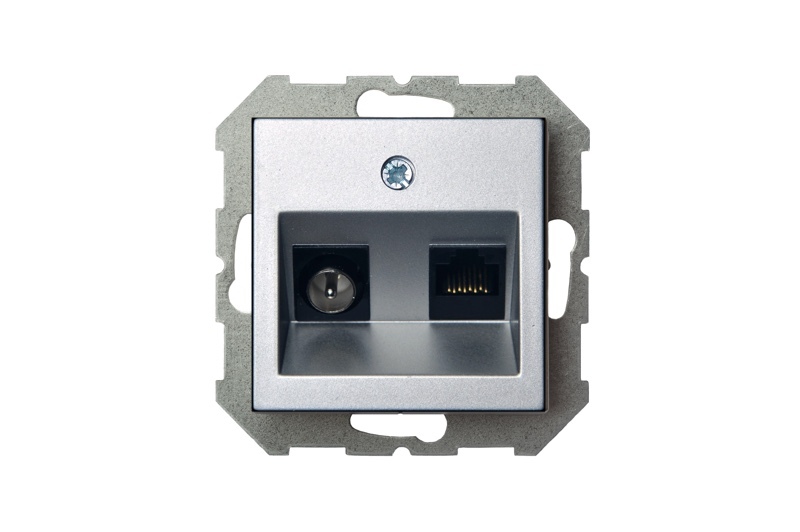 Розетка телевизионная и компьютерная (TV+Rj45) Liregus Epsilon 28-183