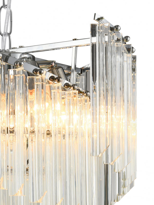 Подвесная люстра Natali Kovaltseva MAJESTIC 81433/8C CHROME