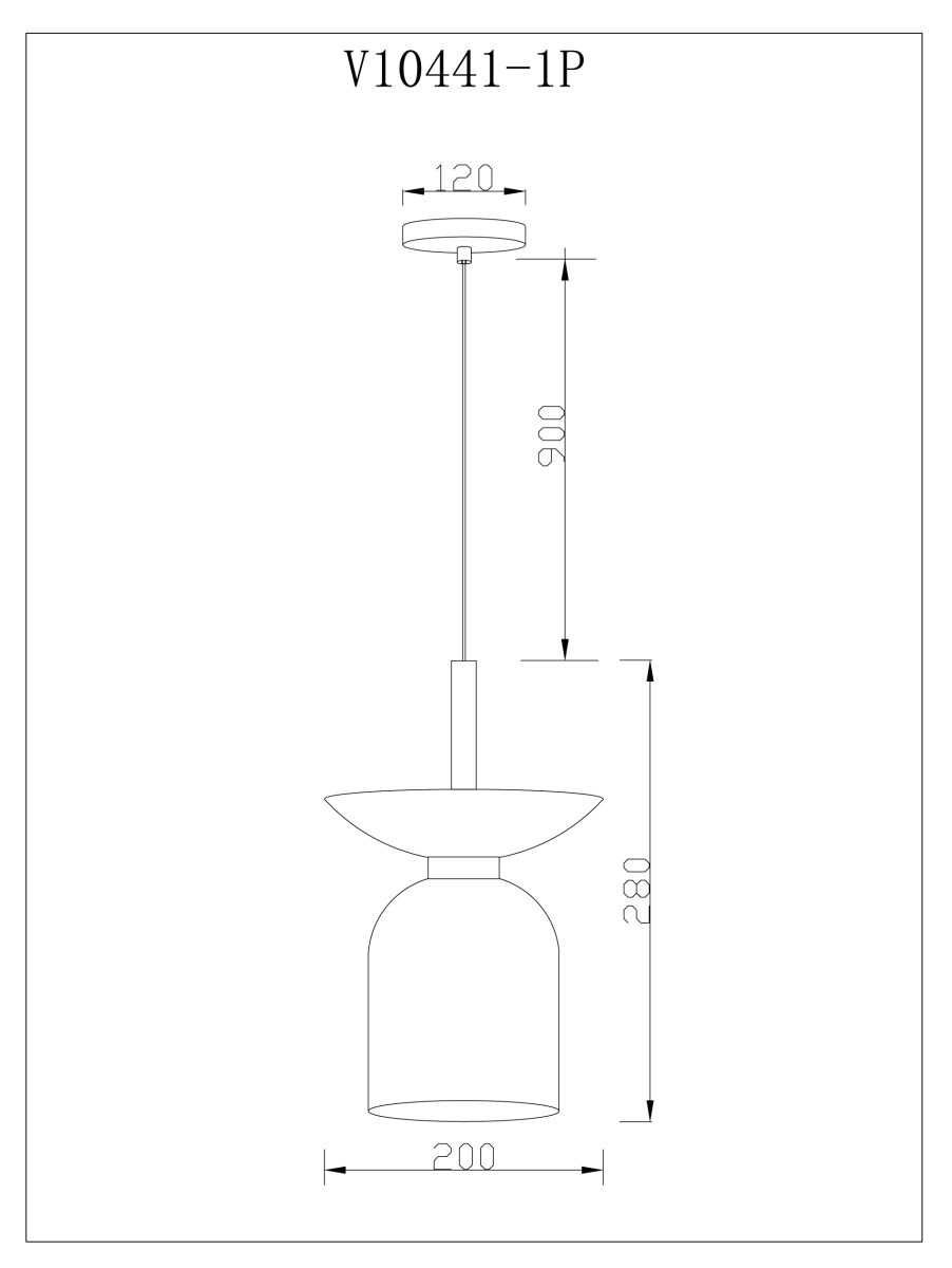 Подвесной светильник Moderli Lecce V11552-1P