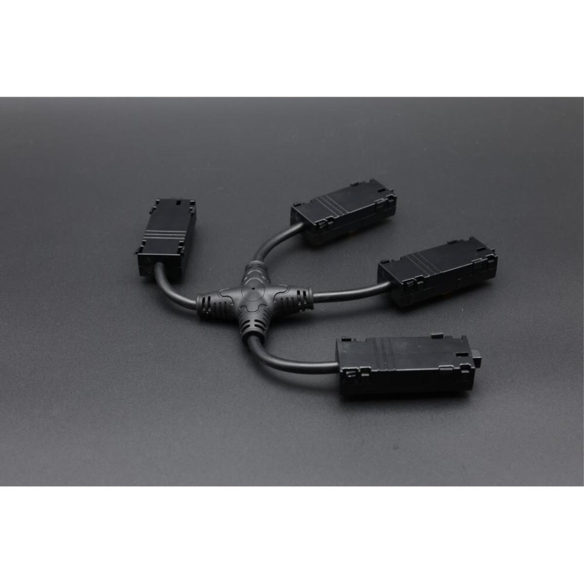 Коннектор питания Х-образный Aployt Magnetic track 220 APL.0280.00.05