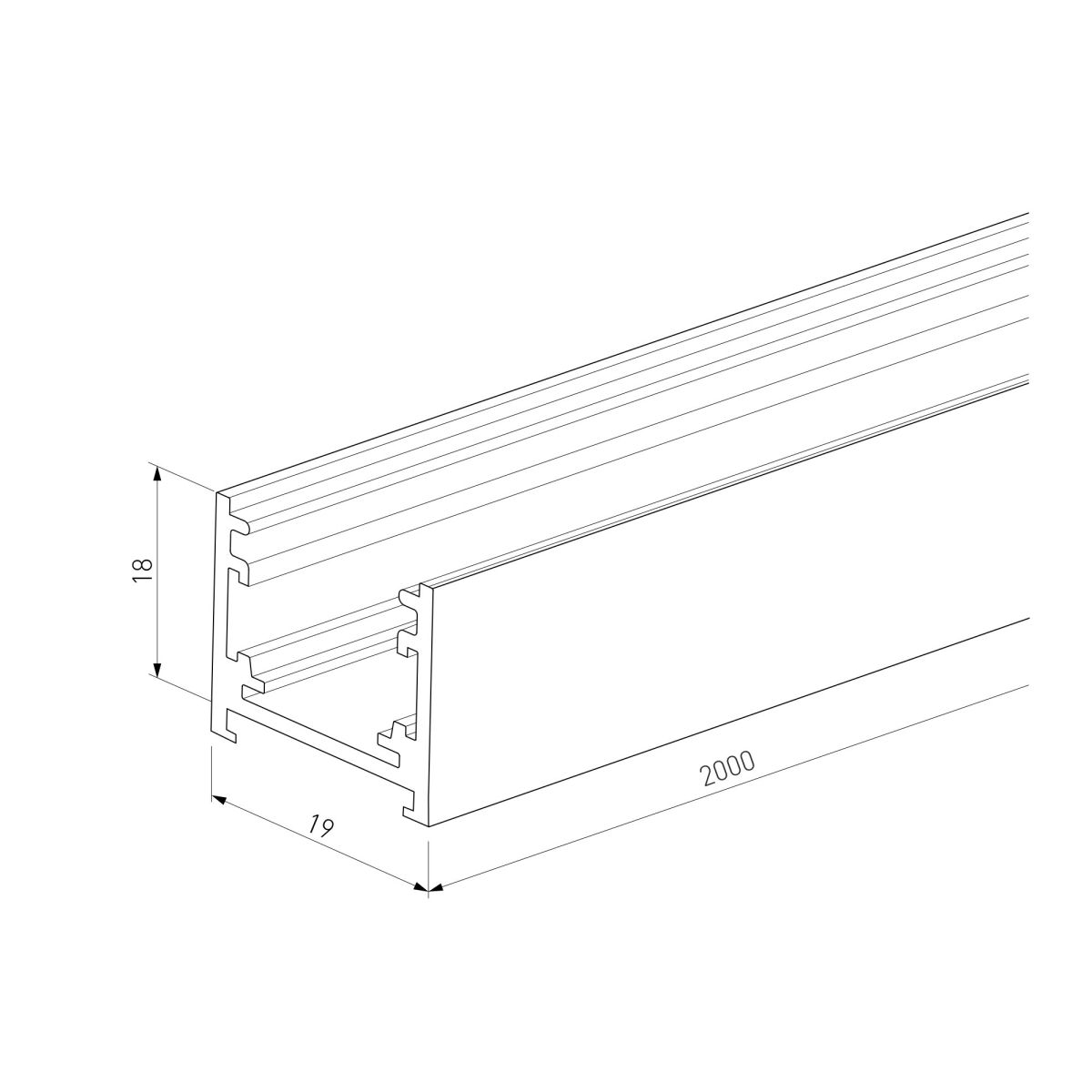 Шинопровод магнитный накладной Elektrostandard Brass Line 85227/00 4690389219085 a072146