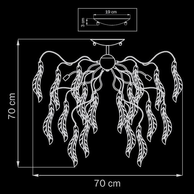 Потолочная люстра Lightstar Vetro Cristallo 793124