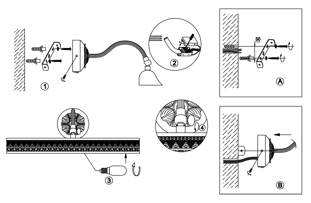 Подсветка для картин Odeon Light Rio 2701/2W