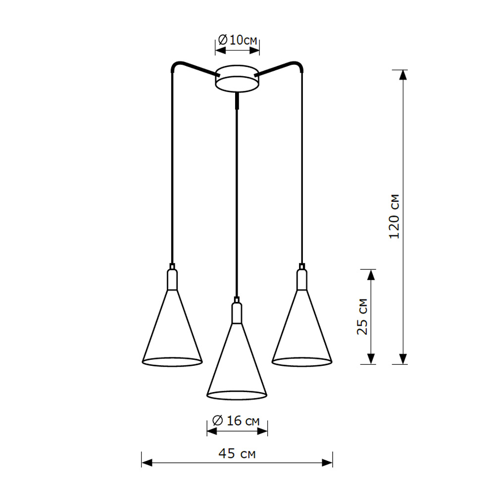 Подвесной светильник LightHall Glaro LH012081