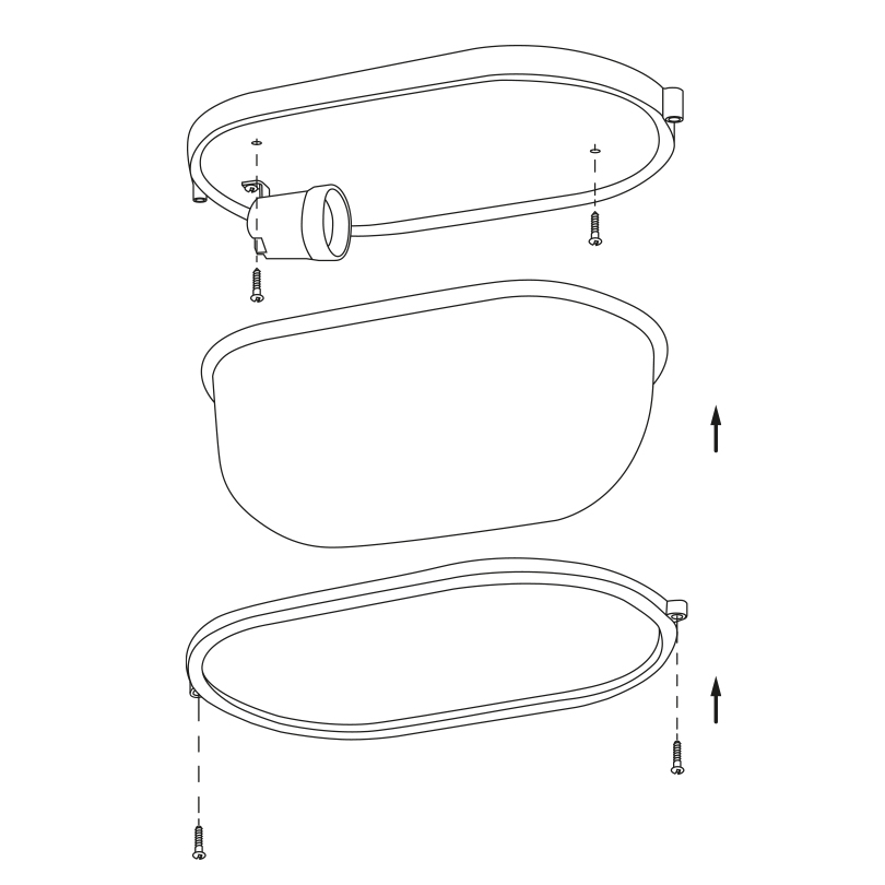 Настенно-потолочный светильник Wolta ДПБ04-60-001