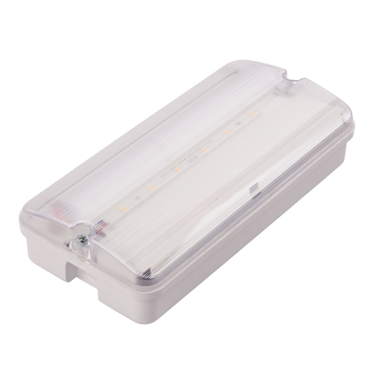 Светильник пылевлагозащищенный Uniel ULW-K25B 6W/4000K/EMG IP65 WHITE UL-00013352