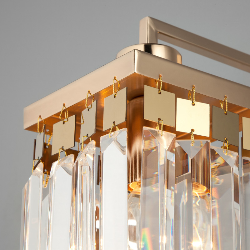 Бра Eurosvet 10100/1 золото/прозрачный хрусталь Strotskis