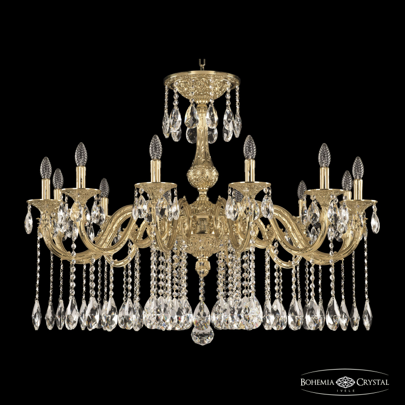 Подвесная люстра Bohemia Ivele Crystal Florence 71101/12/360 A G