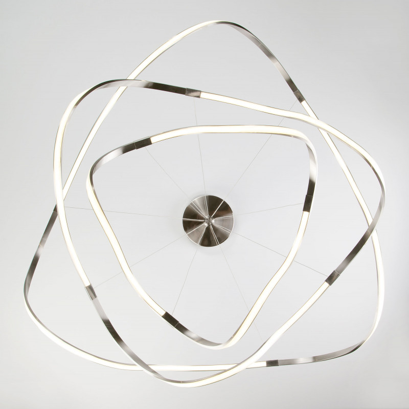 Подвесной светильник Eurosvet 90109/3 сатин-никель