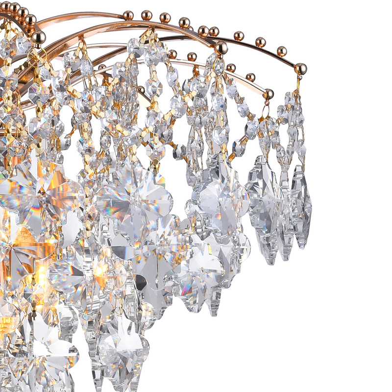 Подвесная люстра Natali Kovaltseva MORGANA 81426/6C GOLD