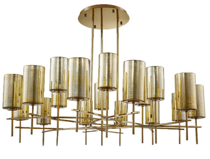 Подвесная люстра Newport 4329+9/C Gold М0060984