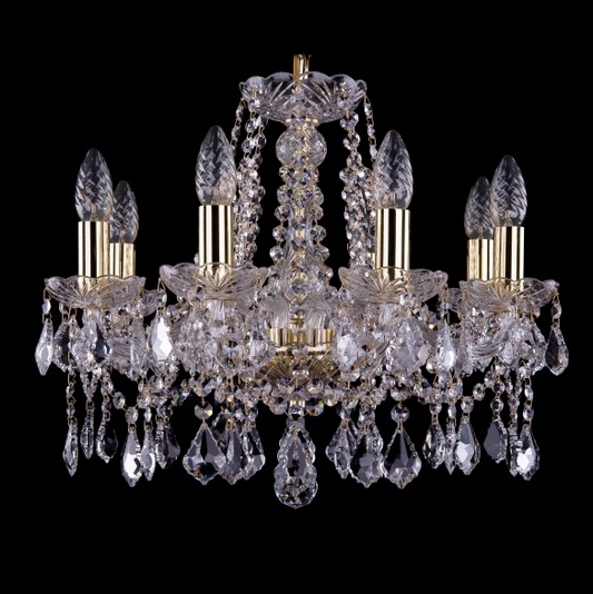 Подвесная люстра Bohemia Ivele 1413/8/165/G/Leafs