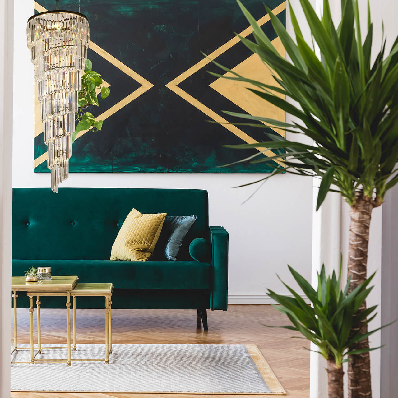 Каскадная люстра Divinare 3011/01 SP-18 в Москве