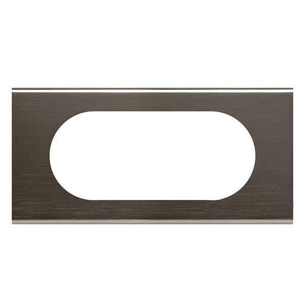 Рамка 4/5-модульная Legrand Celiane чёрный никель 069035