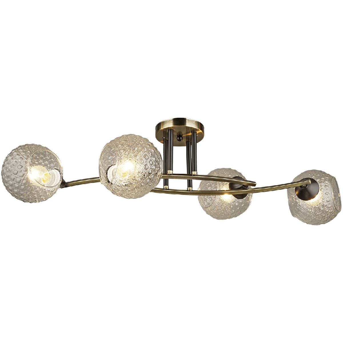 Потолочная люстра Reluce 03501-0.3-04 AB+BK