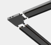 Соединитель угловой для магнитного шинопровода Italline IT09-9029 black