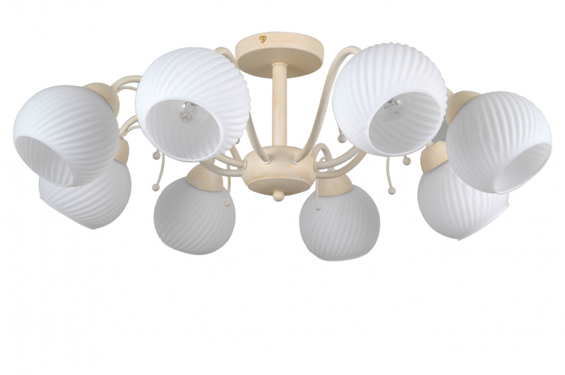 Люстра на штанге Natali Kovaltseva 75146/8C BEIGE GOLD