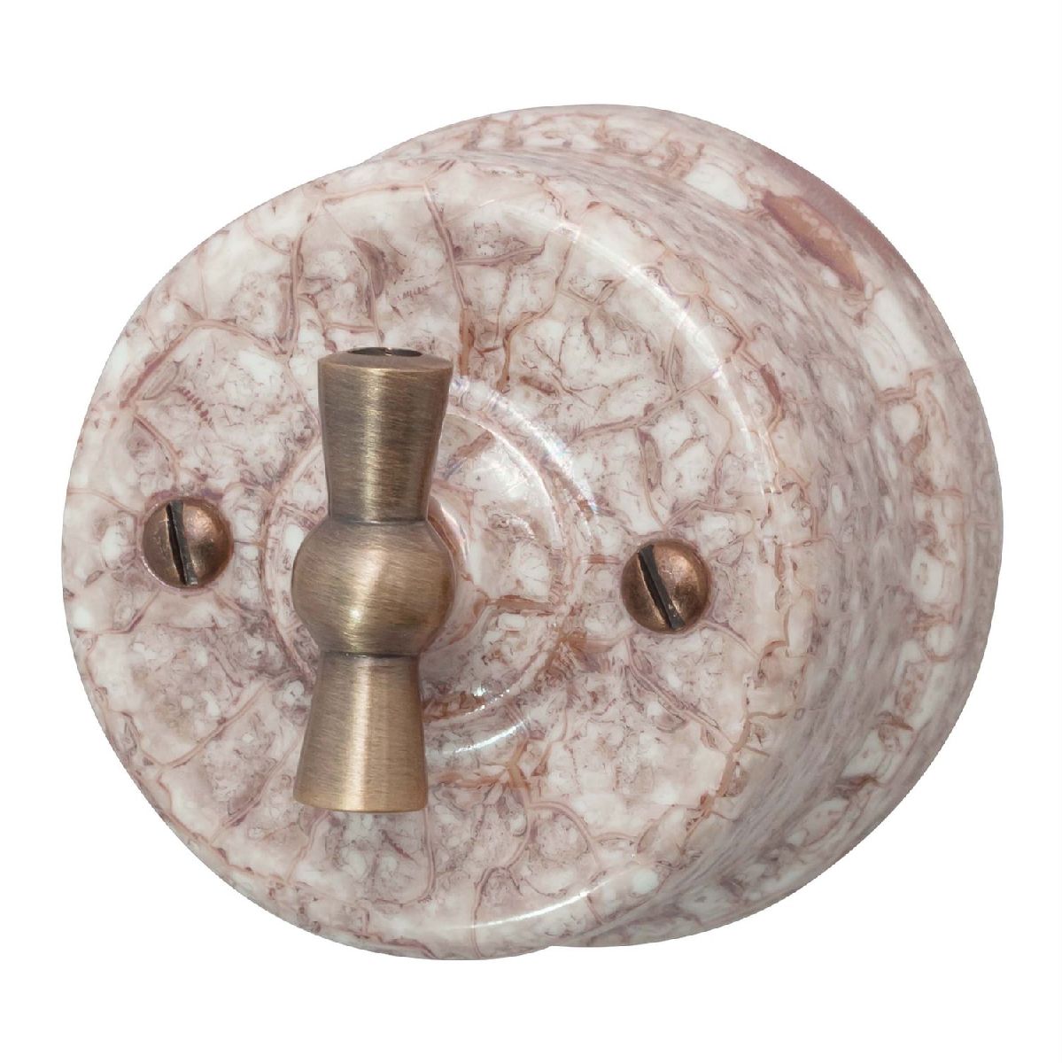 Выключатель одноклавишный проходной Bironi Лизетта B1-201-09