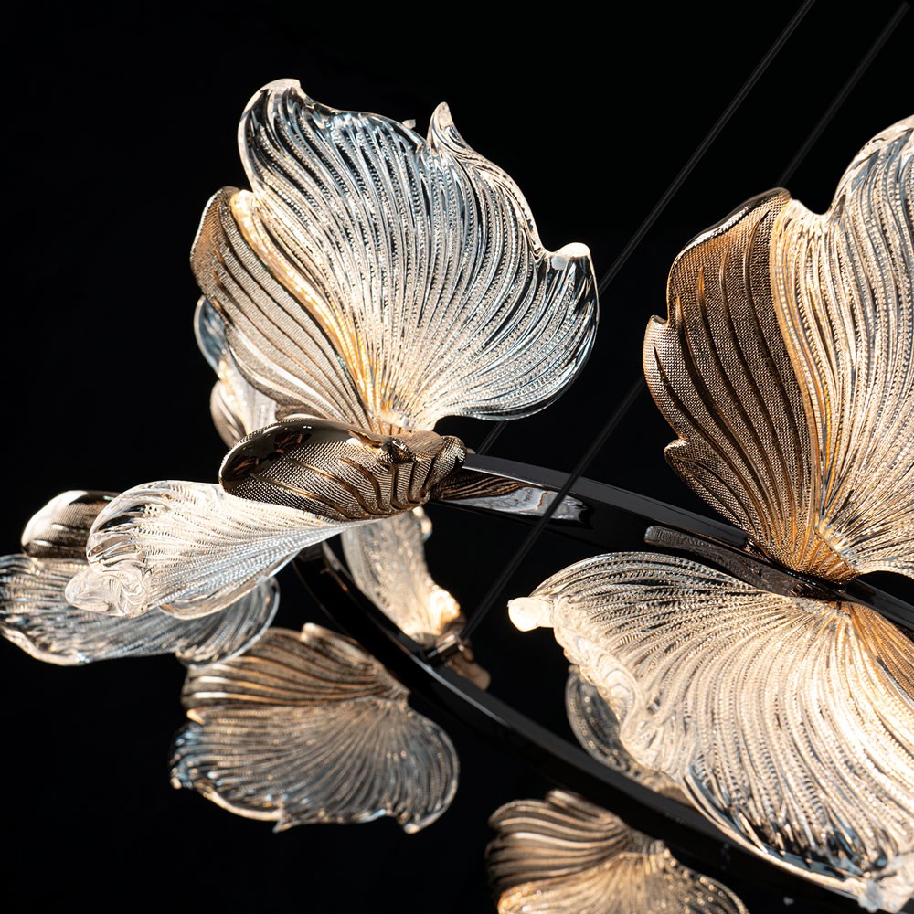 Подвесная люстра с дистанционным управлением Modelux ML.2412.600 BK