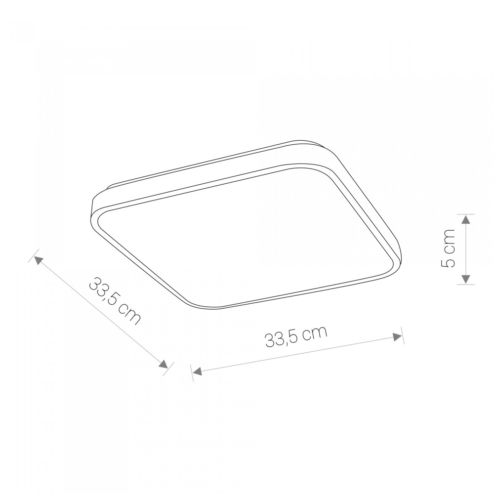 Потолочный светильник Nowodvorski Agnes Square Led 8138