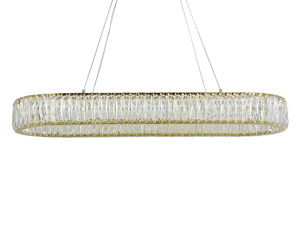 Подвесная люстра Newport 8240/90 oval gold М0067858