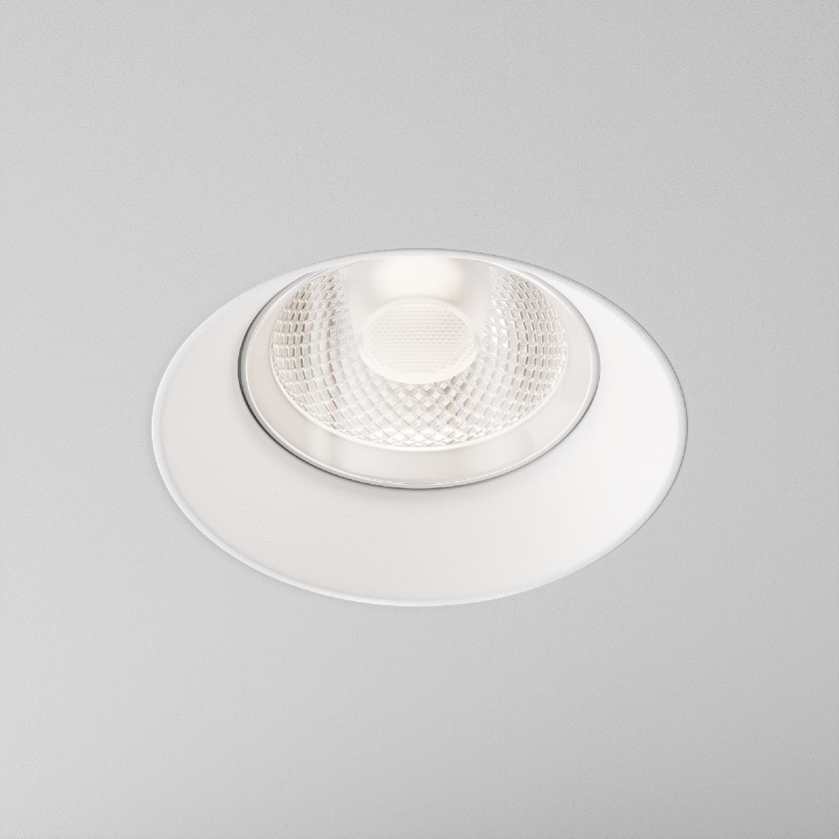 Встраиваемый светильник галогеновый Maytoni Flint DL101-GU10-TRS-W