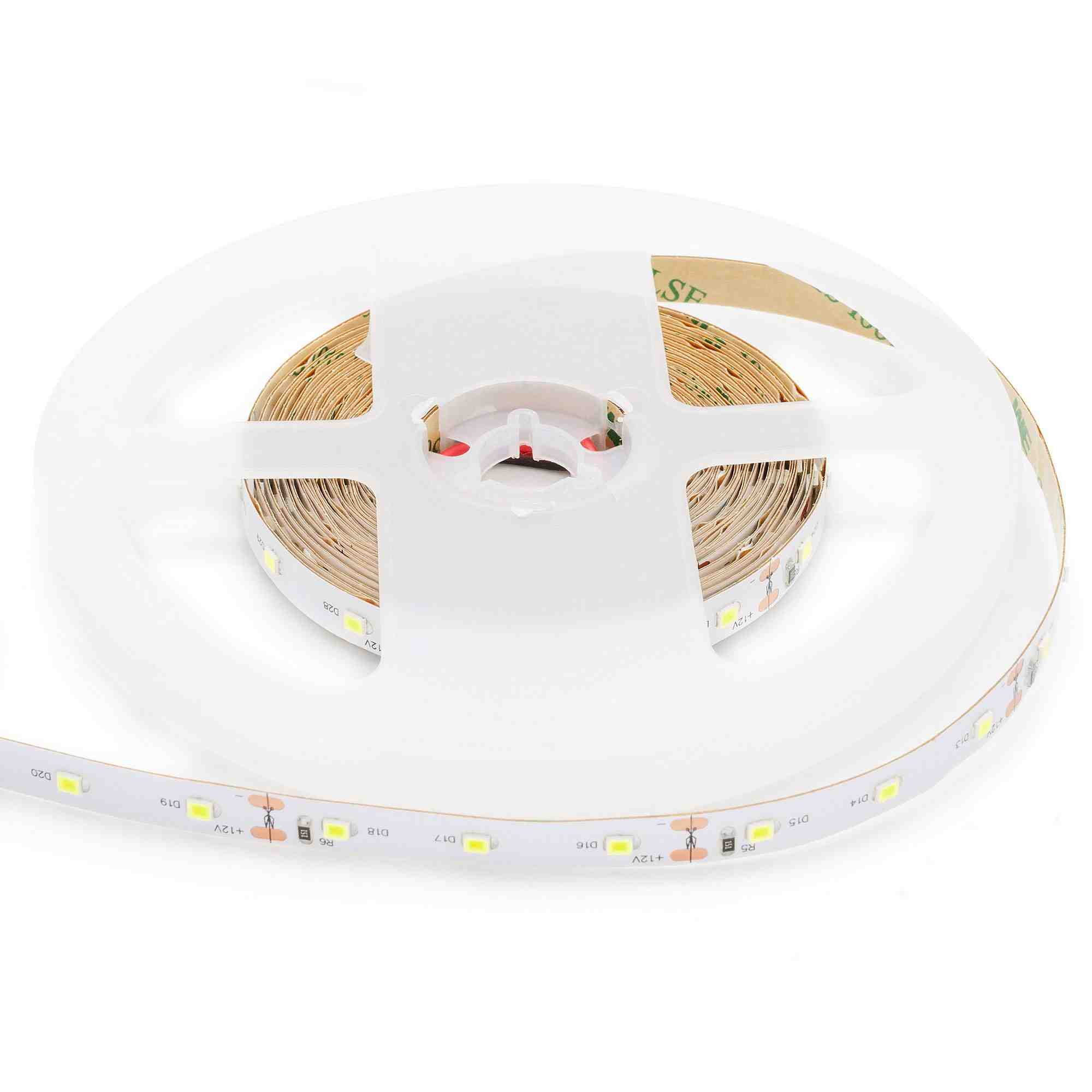 Светодиодная лента Apeyron 12В СТ 4,8Вт/м smd3528, 60д/м IP67 (НАНО) 280Лм/м 5м 6500К 00-71