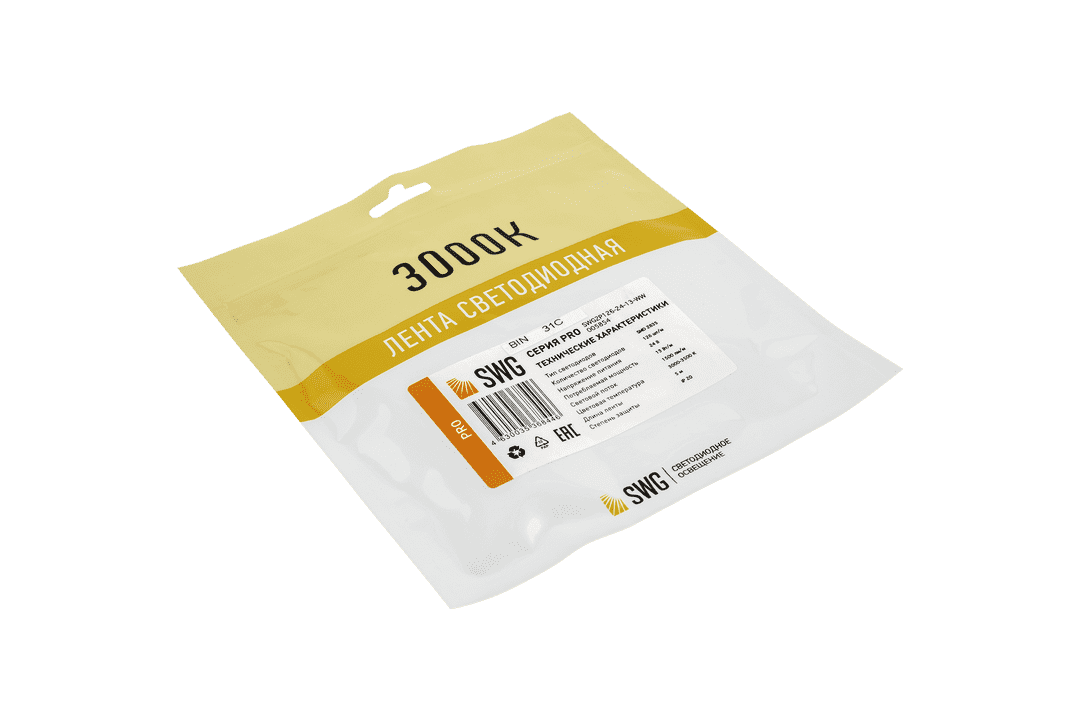 Светодиодная лента SWG SWG2P126-24-13-WW 005854