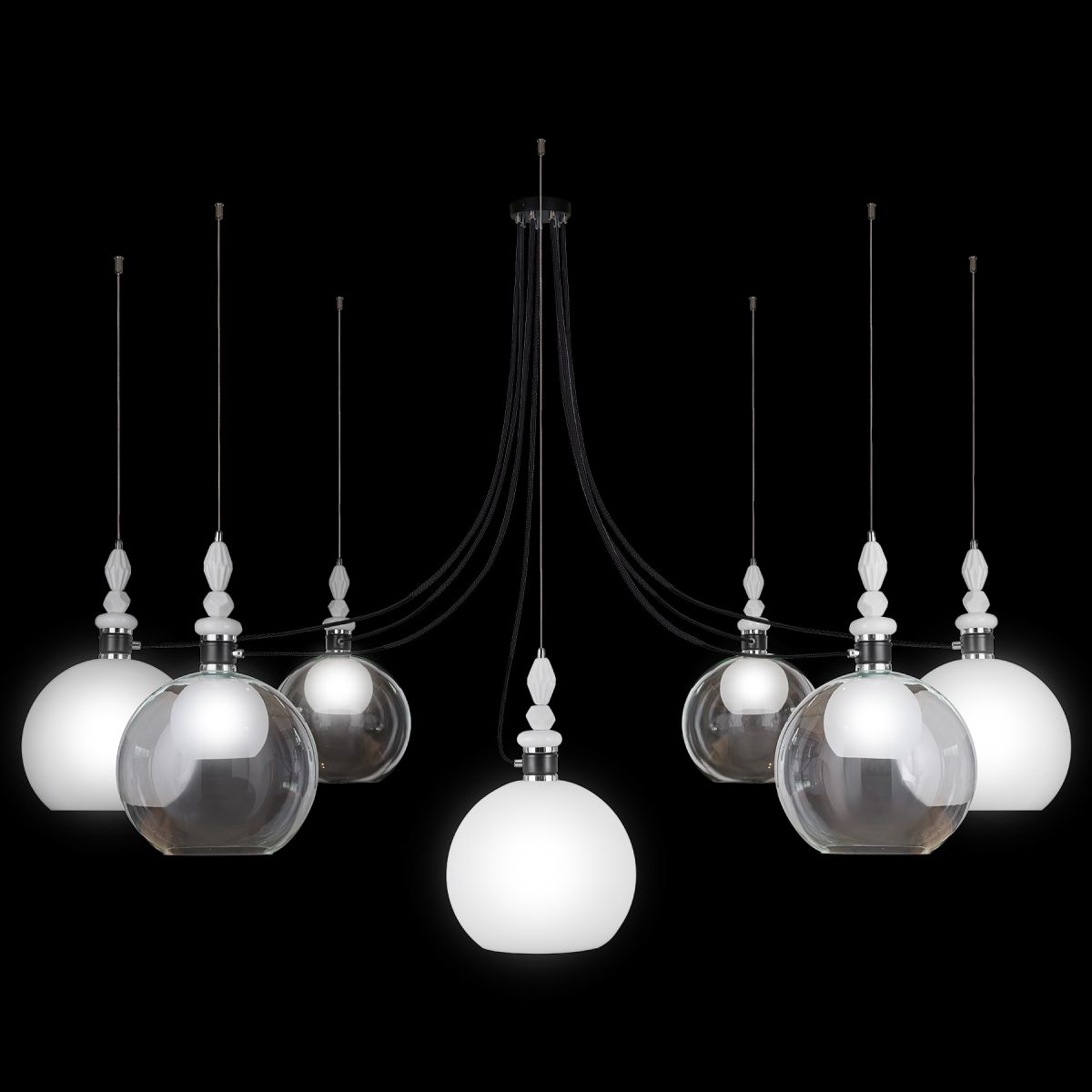 Подвесная люстра 33 Идеи PND182.07.17CH.003BL-M62TW